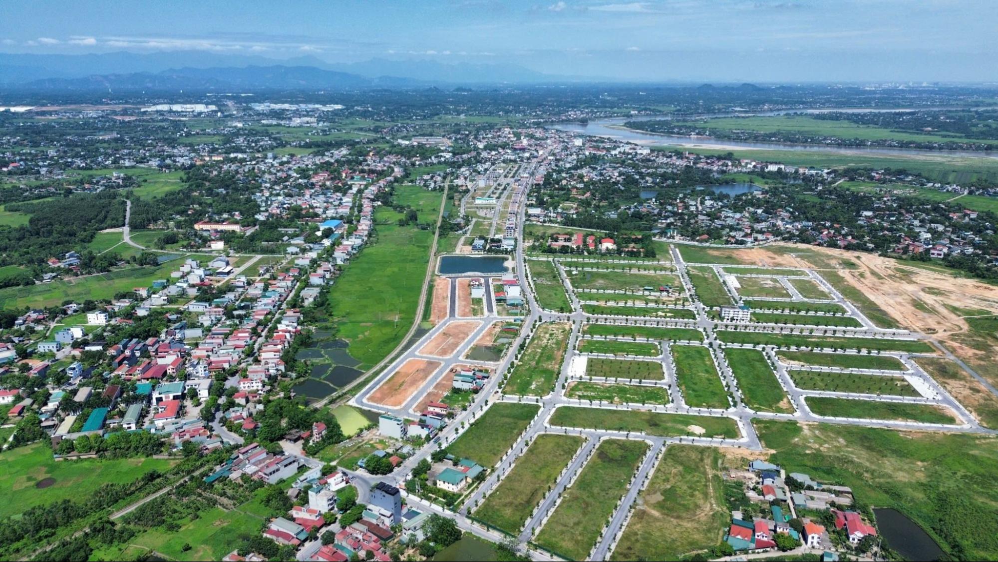 Toàn cảnh dự án Đất Việt Green Park nhìn từ trên cao