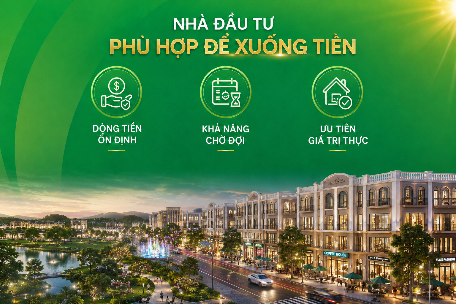 Nhà đầu tư có vốn chủ động và tầm nhìn dài hạn nên cân nhắc