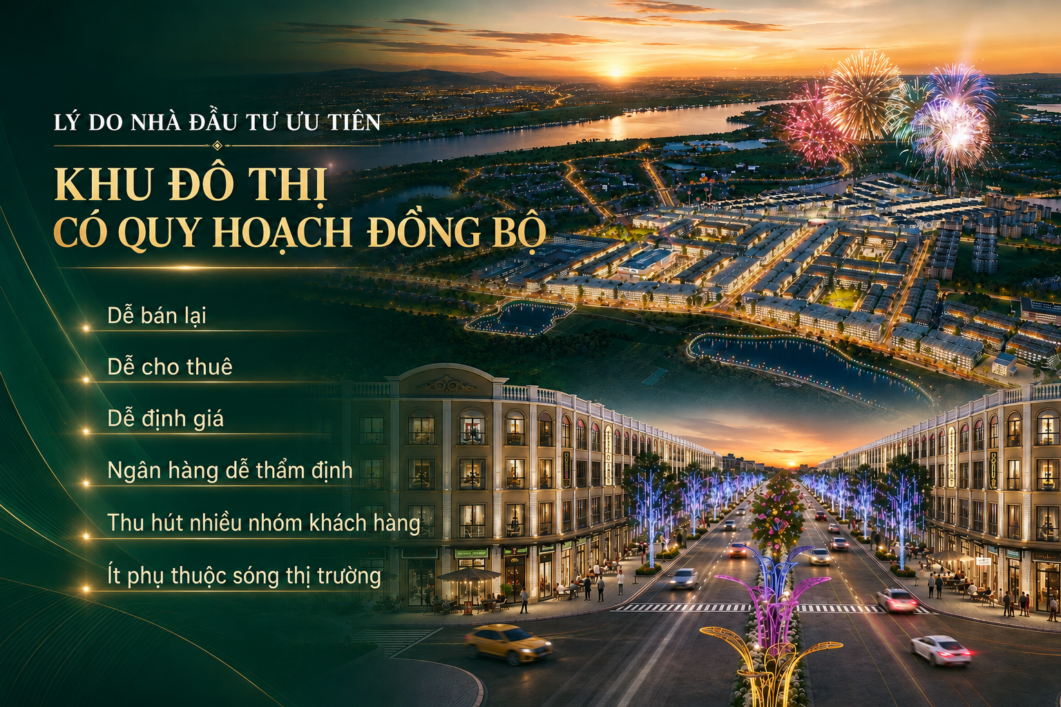 Quy hoạch đồng bộ tạo nền tảng cho giá trị đầu tư bền vững