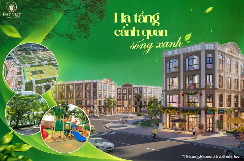 Hạ tầng hoàn thiện kết hợp cùng cảnh quan sống xanh mát