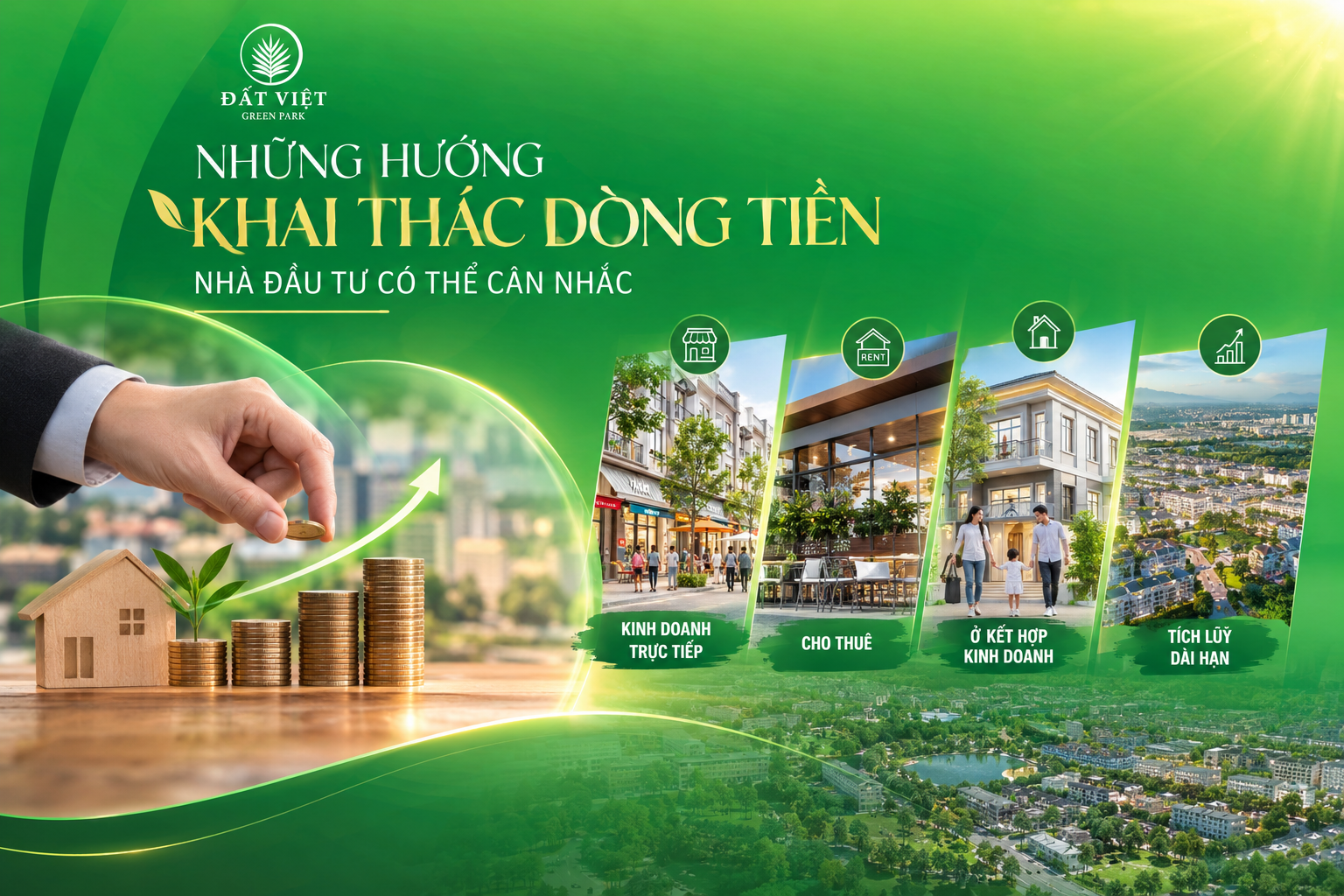 Nhà đầu tư có thể cân nhắc nhiều hướng tạo dòng tiền