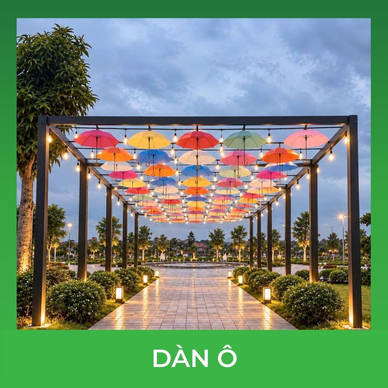 Trang trí dàn ô
